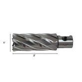 Twin Eagle Imports Annular Cutter Imperial HSS Annular Cutter 1"x2" Weldon Shank